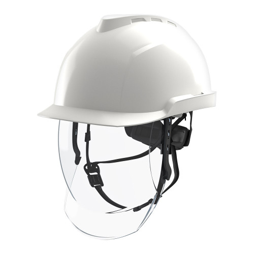 Simon Safety - MSA V-Gard 950 Safety Helmet with Integrated Face Shield