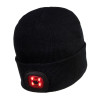 Portwest B028 Twin LED Head Light Beanie - Black