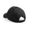 BC010 5 Panel Cap - Black