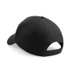 BC015 5 Panel Cap - Black